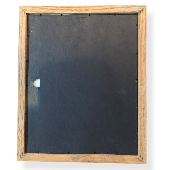 Vintage Collage Picture Frame 16x20 For 12 4x6 Photos Oak Wood Frame Wall Art - Picture 2 of 4